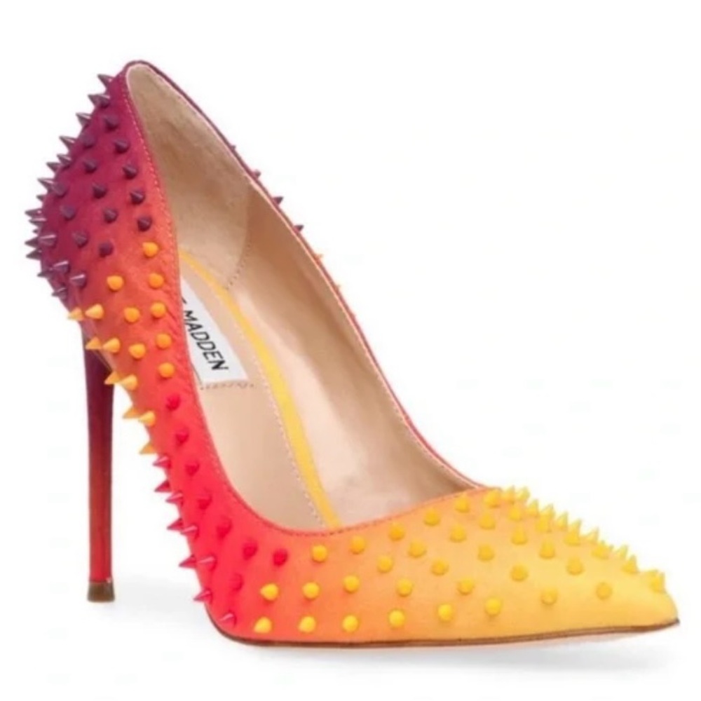 STEVE MADDEN MultiColor Ombre VADA-S Spiky Heels